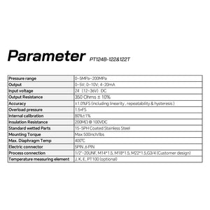 Environmentally Friendly Flexible Stem High Temperature Melt Pressure Transmitter