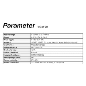 Membrane Cavity Type Melt Pressure Transmitter