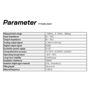 Low Pressure Monocrystalline Silicon Differential Pressure Sensor