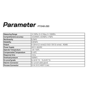 Medium & High Temperature Type Explosion-Proof Pressure Transmitter