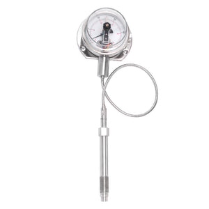 Flexible Stem Magnetic Assist Electric Contact Pressure Gauge