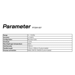 Flange Type Melt Pressure Gauge