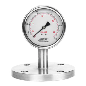 Flange Type Sanitary Diaphragm Pressure Gauge